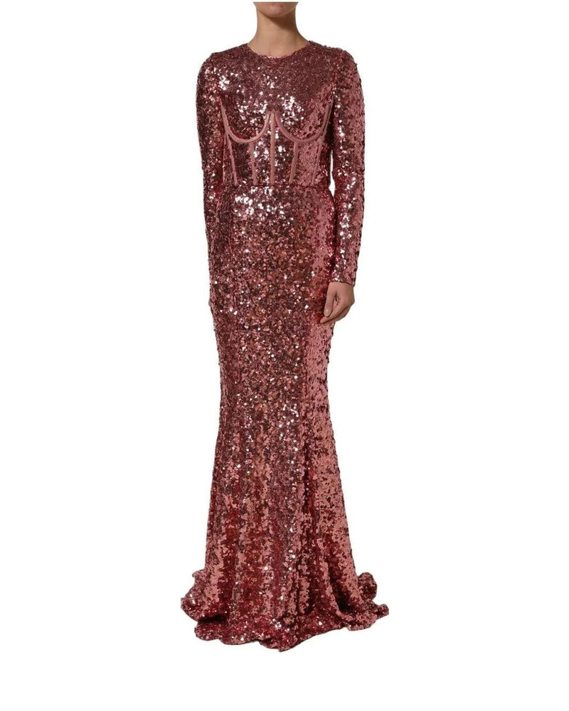 Dolce & Gabbana Dresse in pink, Silk — view 3