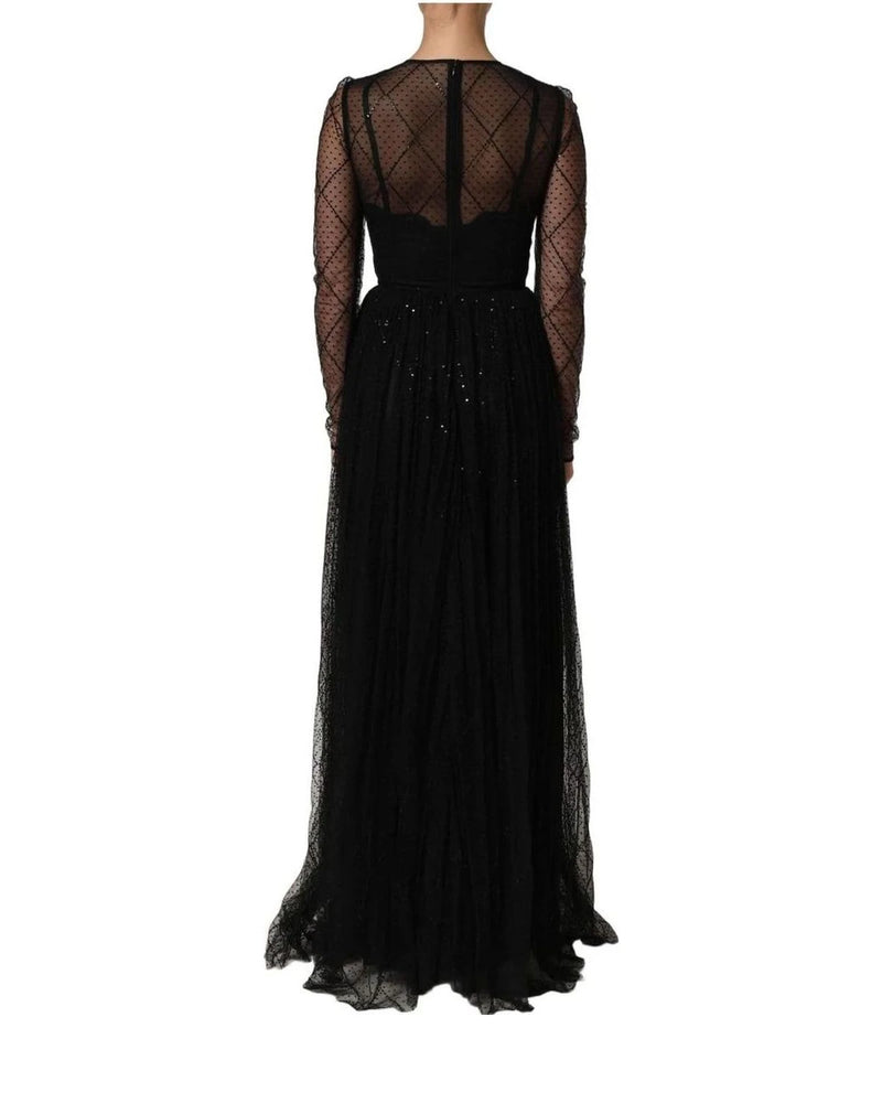 Dolce & Gabbana Dresse in black, Polyester Silk — view 6