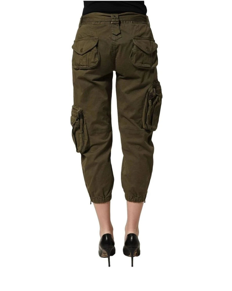 Dolce & Gabbana Cargo Pant in green, Cotton