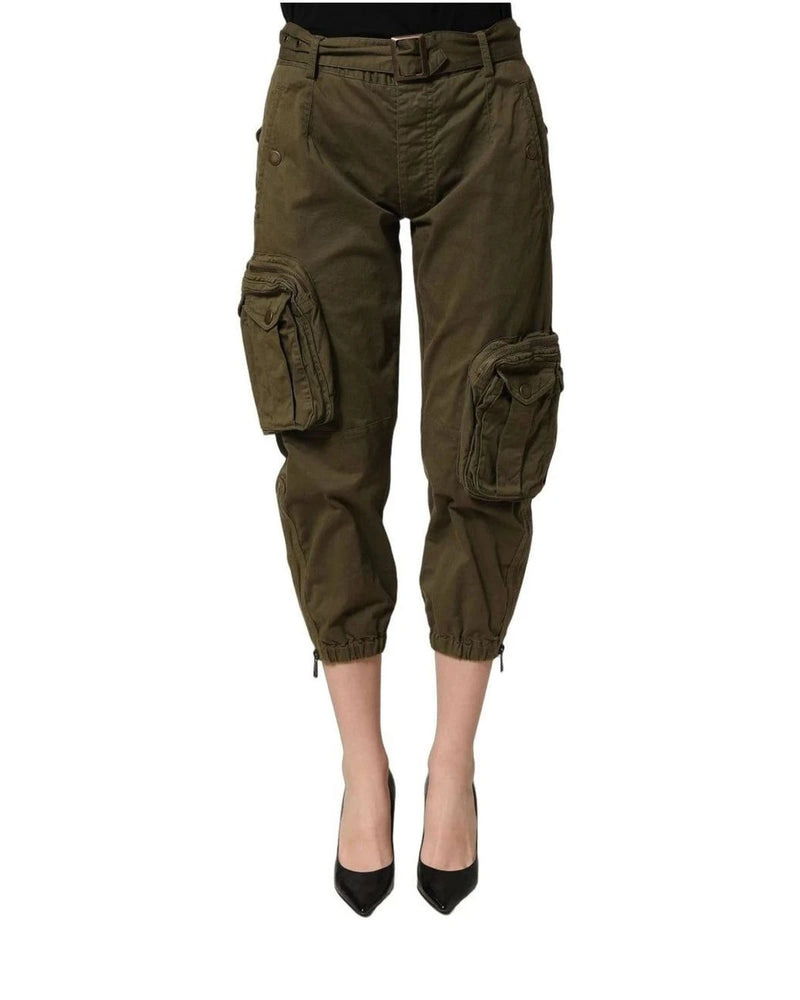 Dolce & Gabbana Cargo Pant in green, Cotton — view 4
