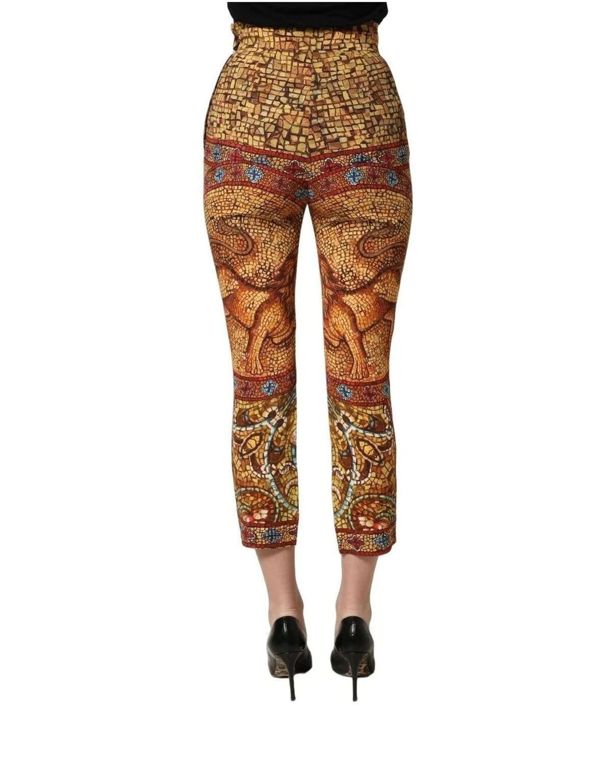 Dolce & Gabbana Trouser in multicolor, Viscose — view 5