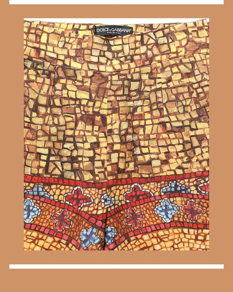 Dolce & Gabbana Trouser in multicolor, Viscose — view 6