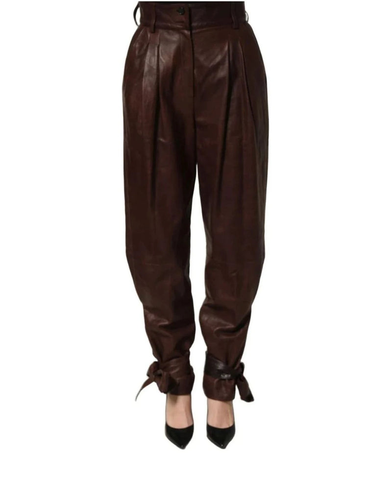 Dolce & Gabbana Trouser in brown, Polyester — view 3