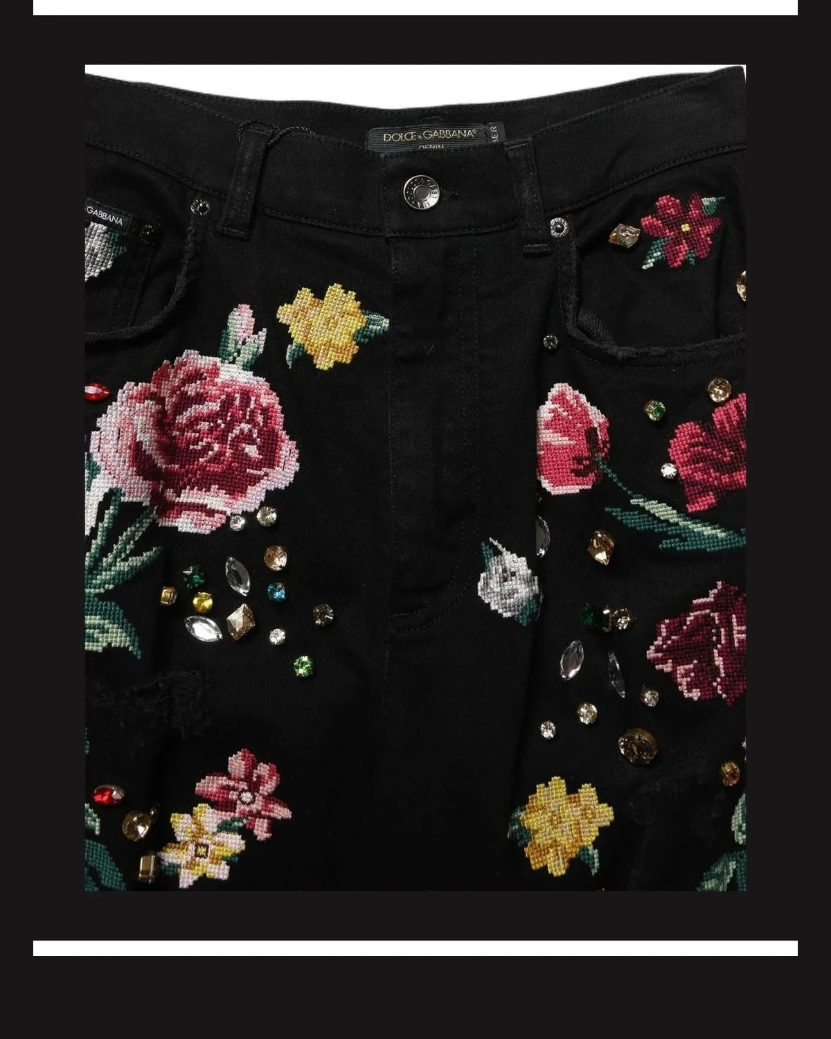Dolce & Gabbana Trouser in black, Cotton — view 5