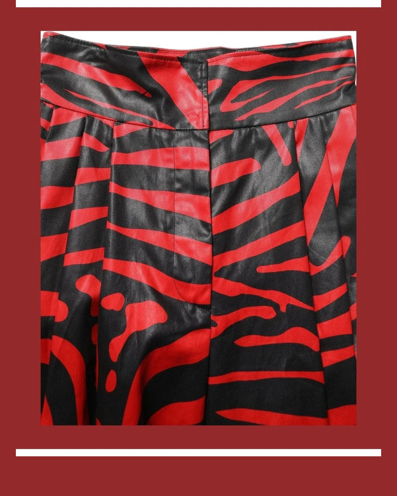 Dolce & Gabbana Palazzo Pant in red, Cotton