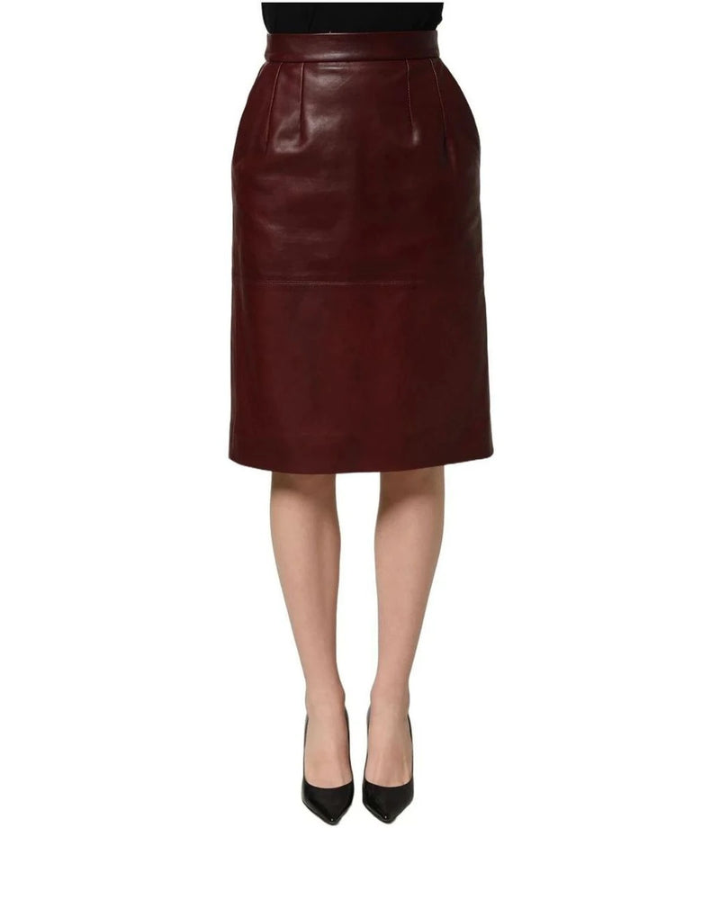 Dolce & Gabbana Skirt in red, Polyester — view 2