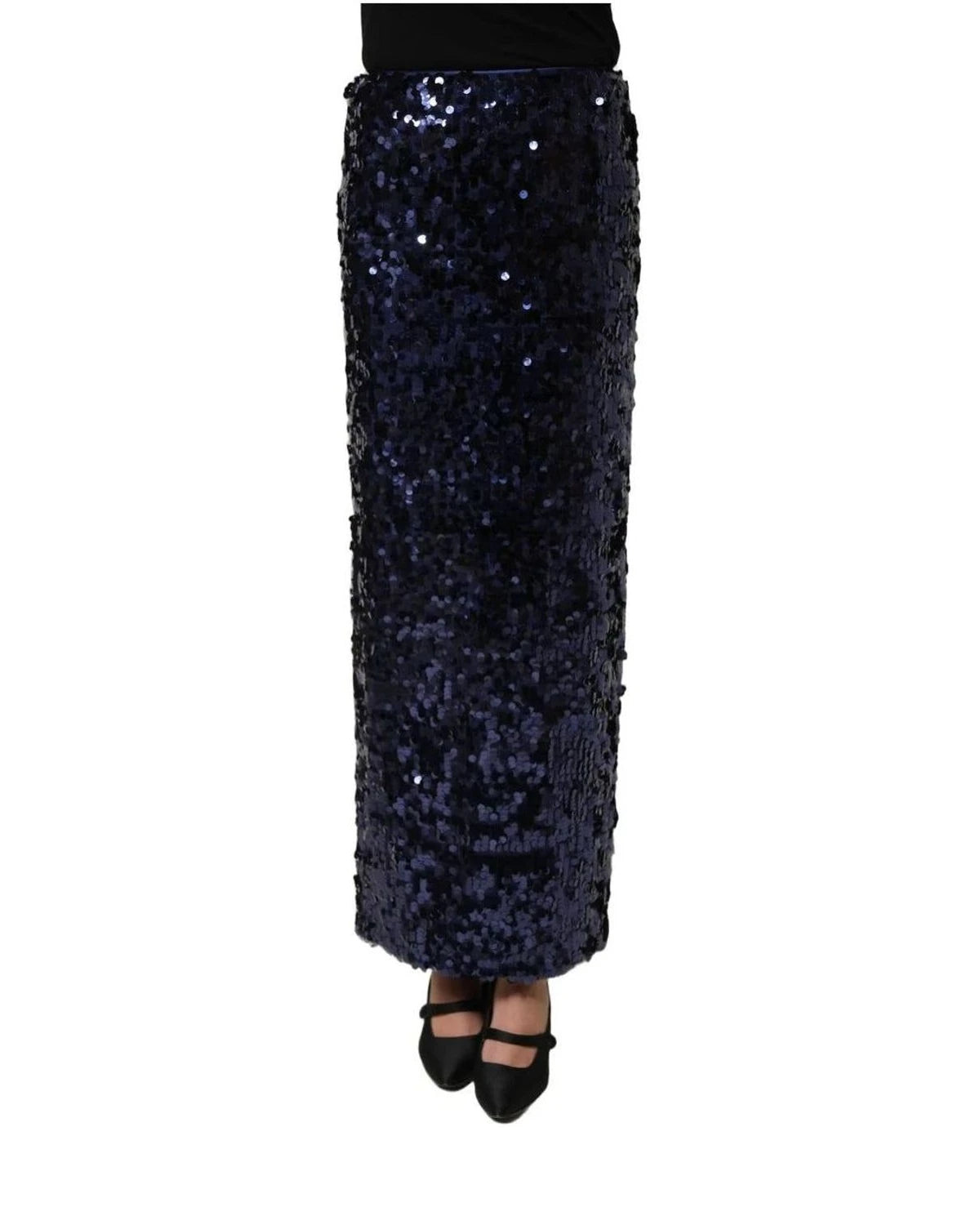 Dolce & Gabbana Skirt in blue, Silk — view 3