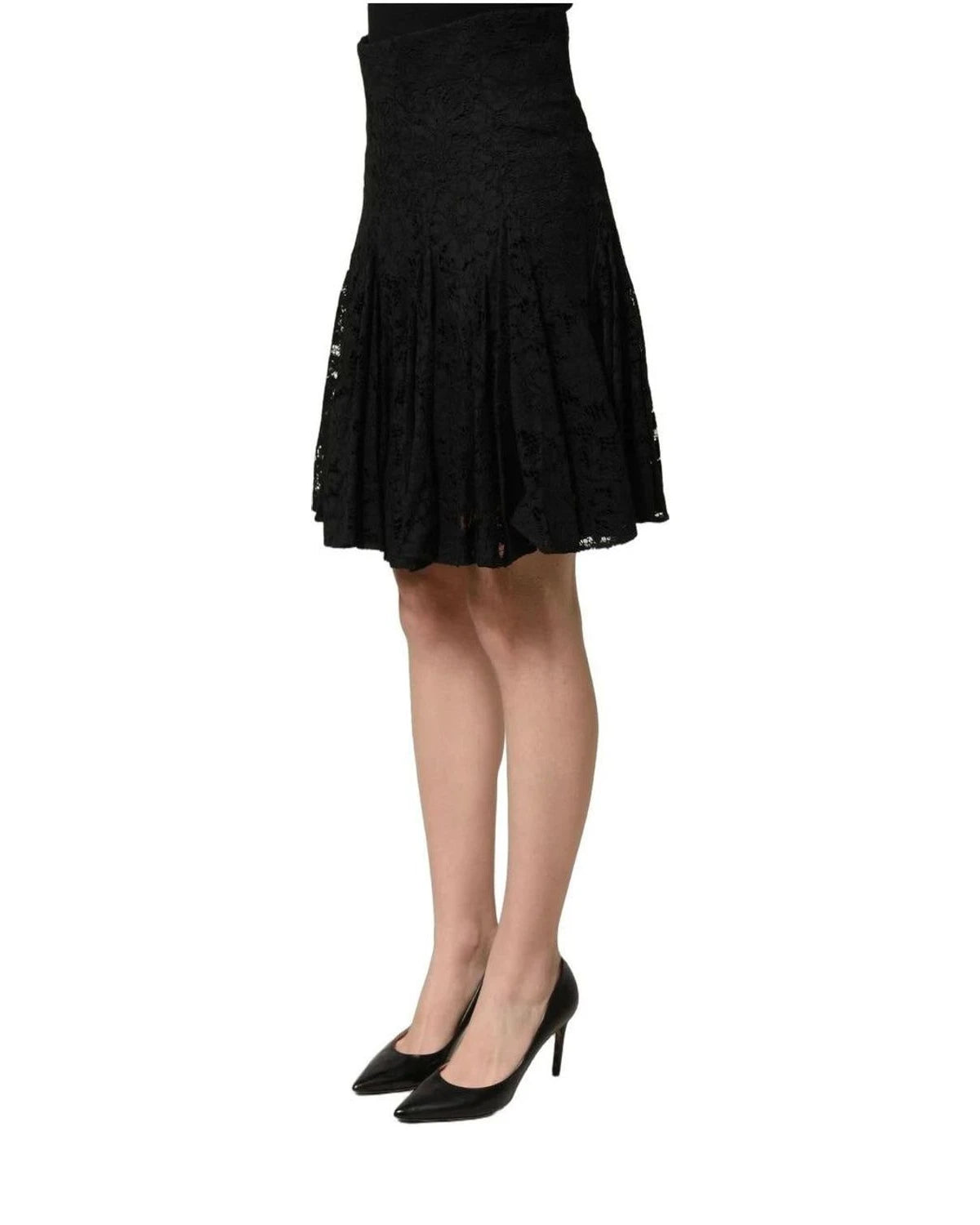 Dolce & Gabbana Skirt in black, Silk — view 3