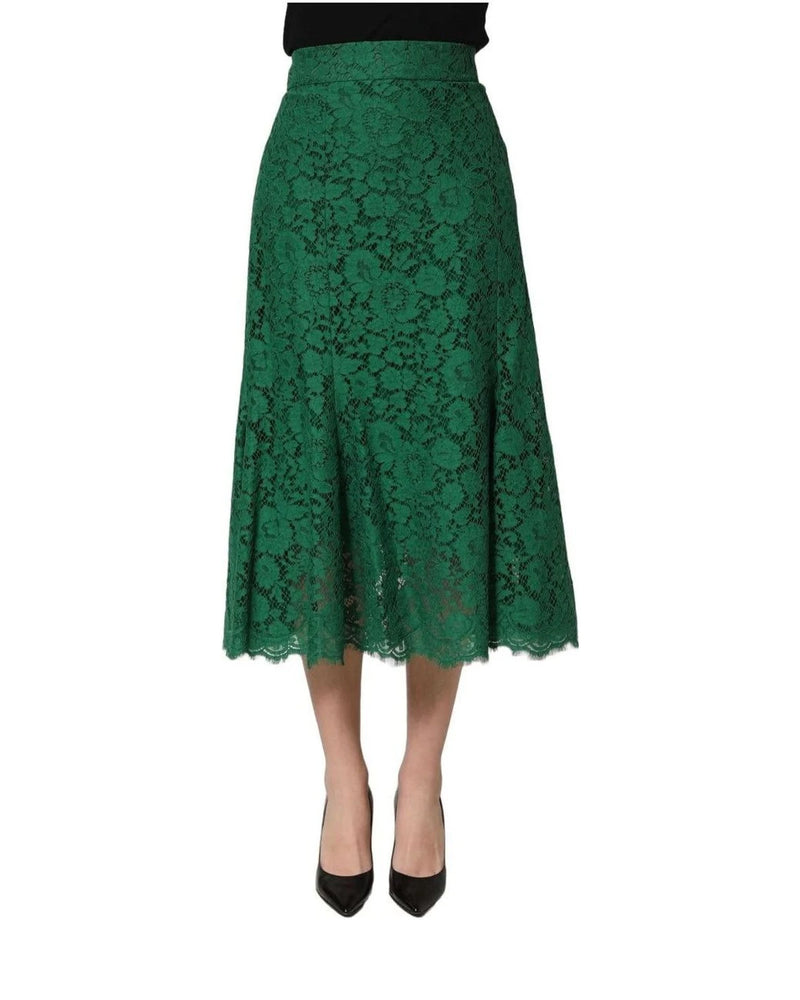 Dolce & Gabbana Skirt in green, Cotton — view 3