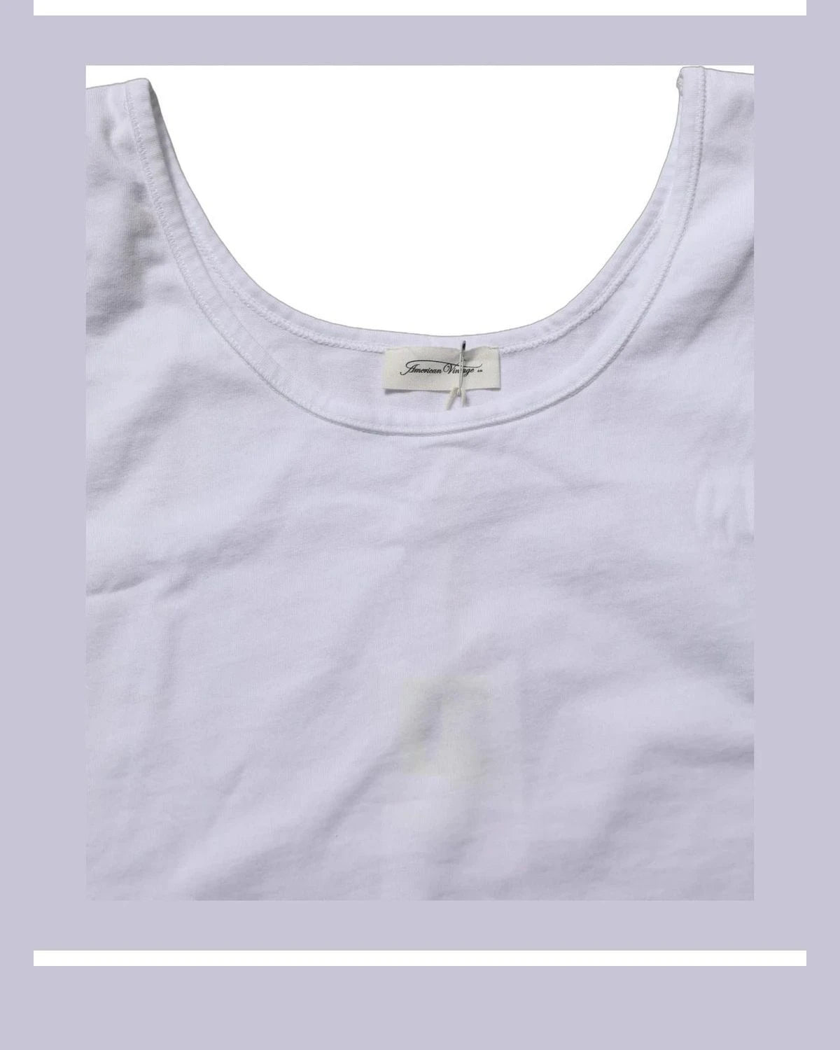 American Vintage Tank Top in white, Cotton