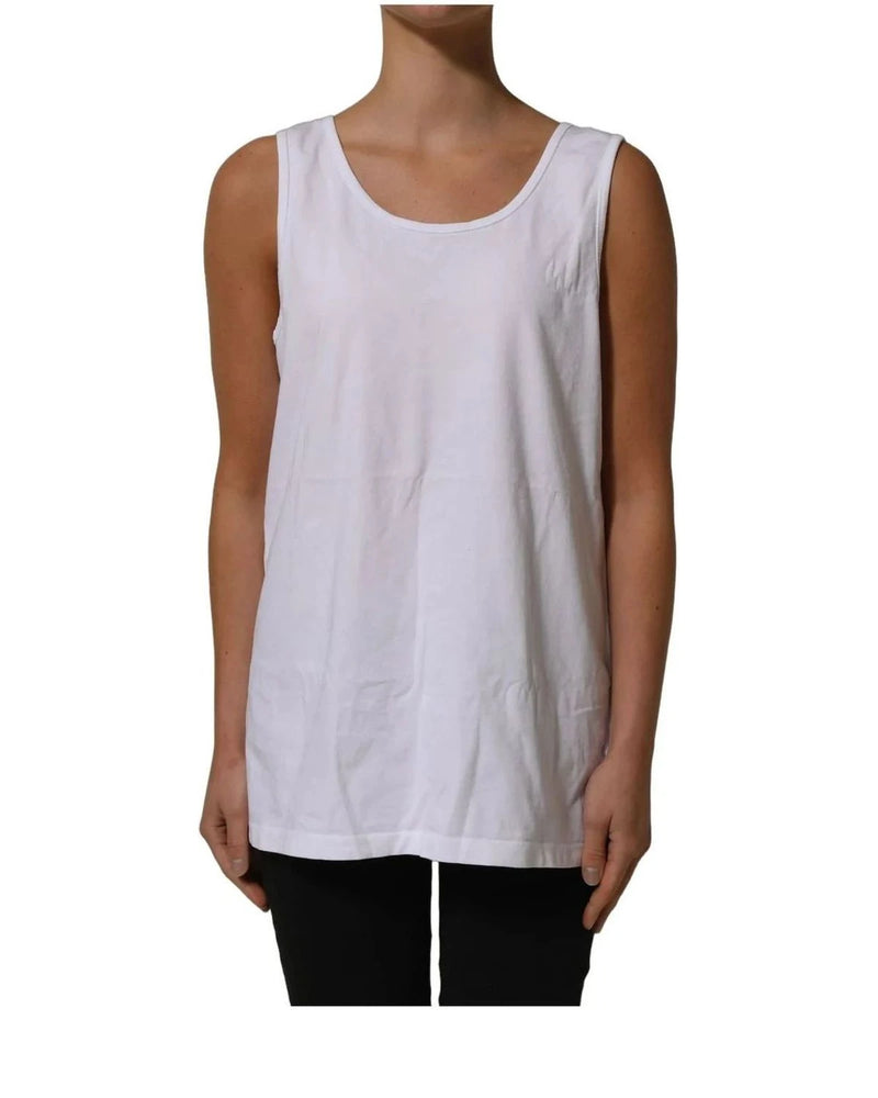 American Vintage Tank Top in white, Cotton — view 2