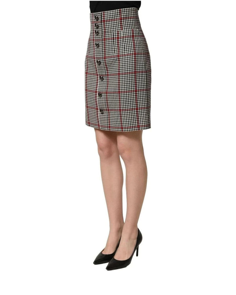 Dolce & Gabbana Skirt in gray, Silk — view 4