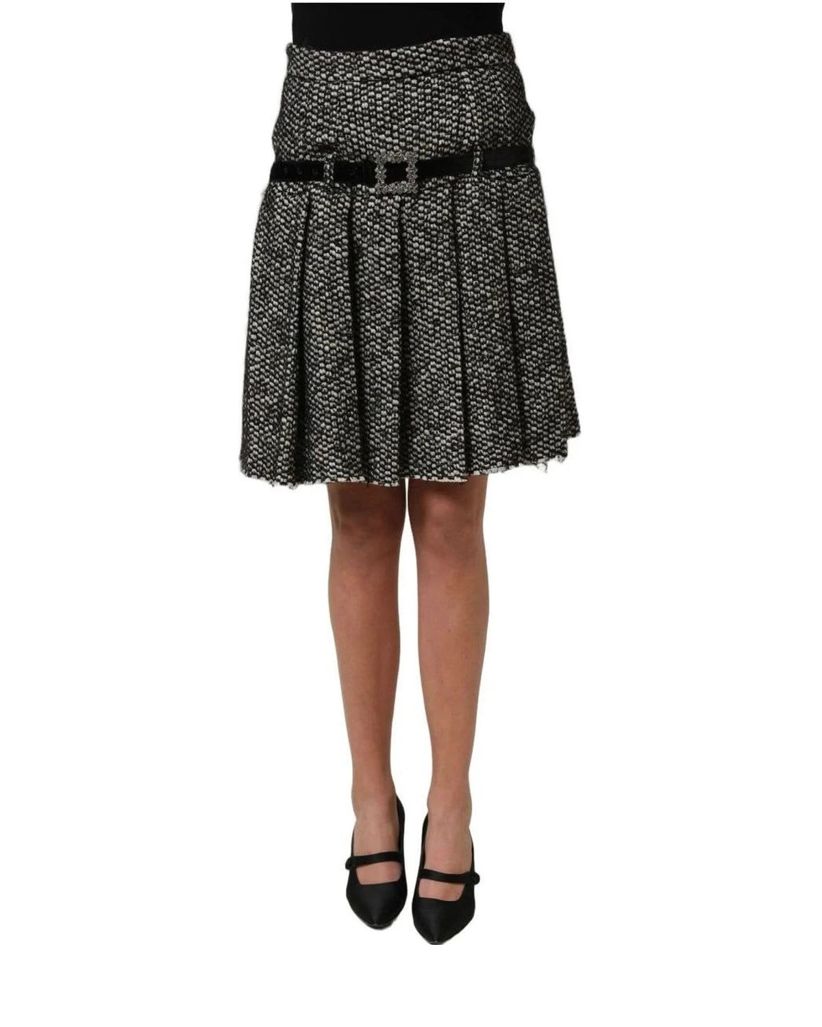 Dolce & Gabbana Skirt in black, Silk — view 3