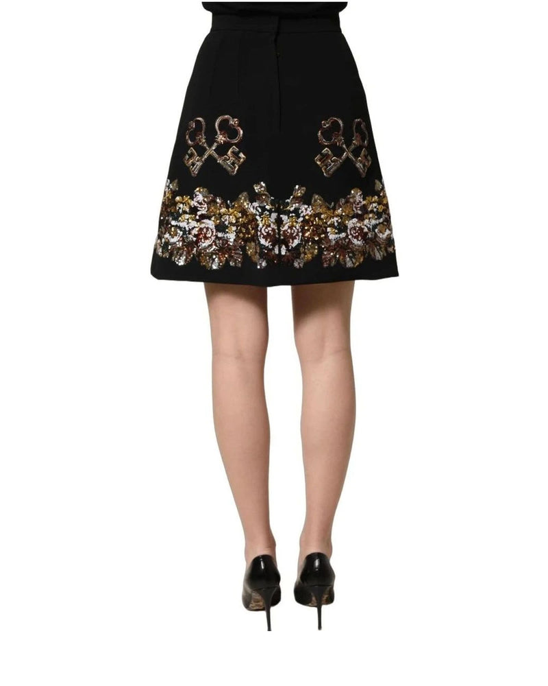 Dolce & Gabbana Skirt in black, Acetate — view 5