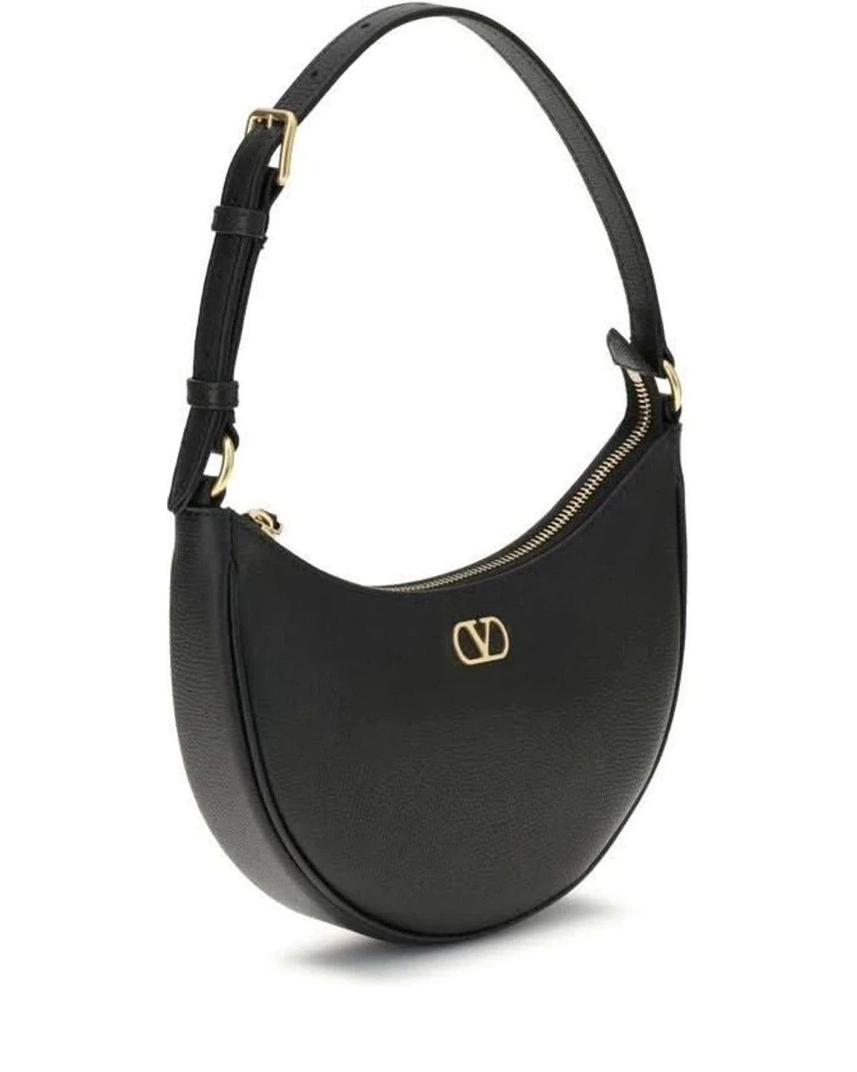 Valentino Garavani Black Hobo Bag 