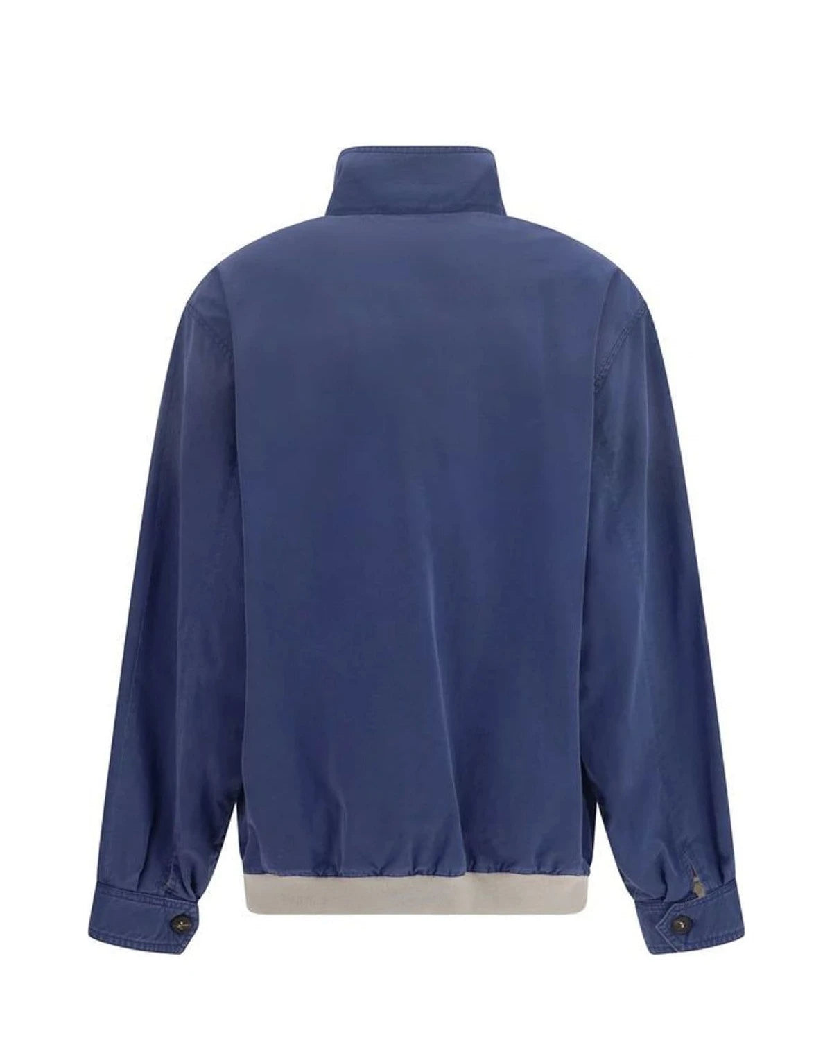 Miu Miu Bomber Jacket in blue, Cotton — view 2
