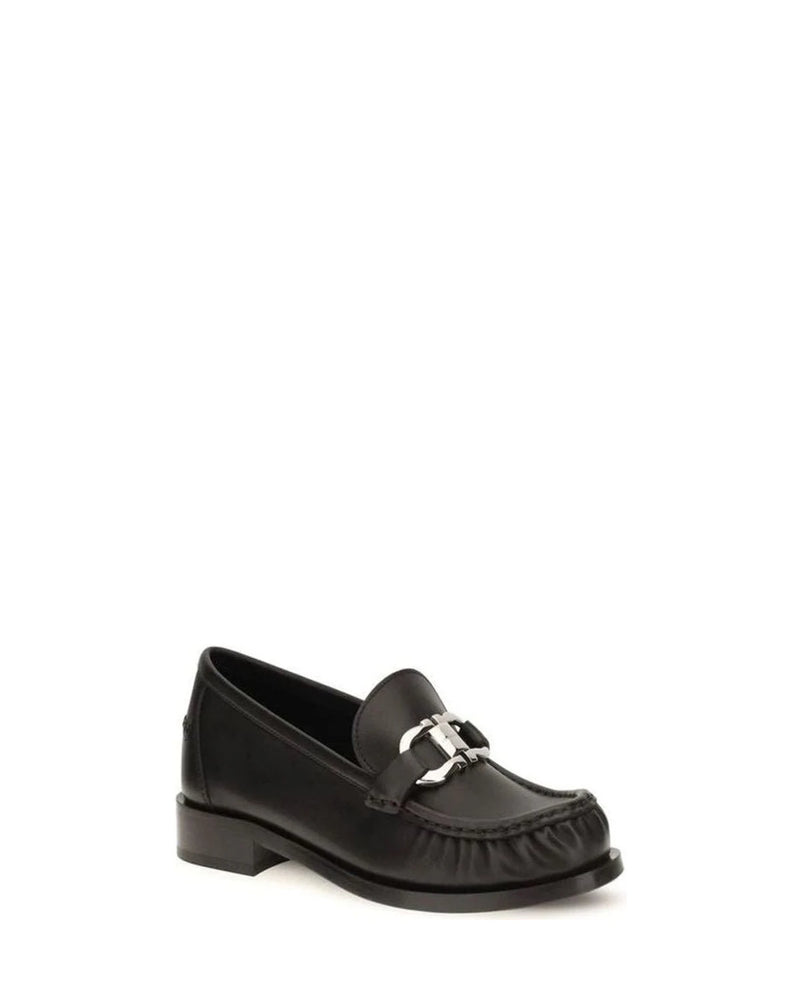 Ferragamo Black Loafers 
