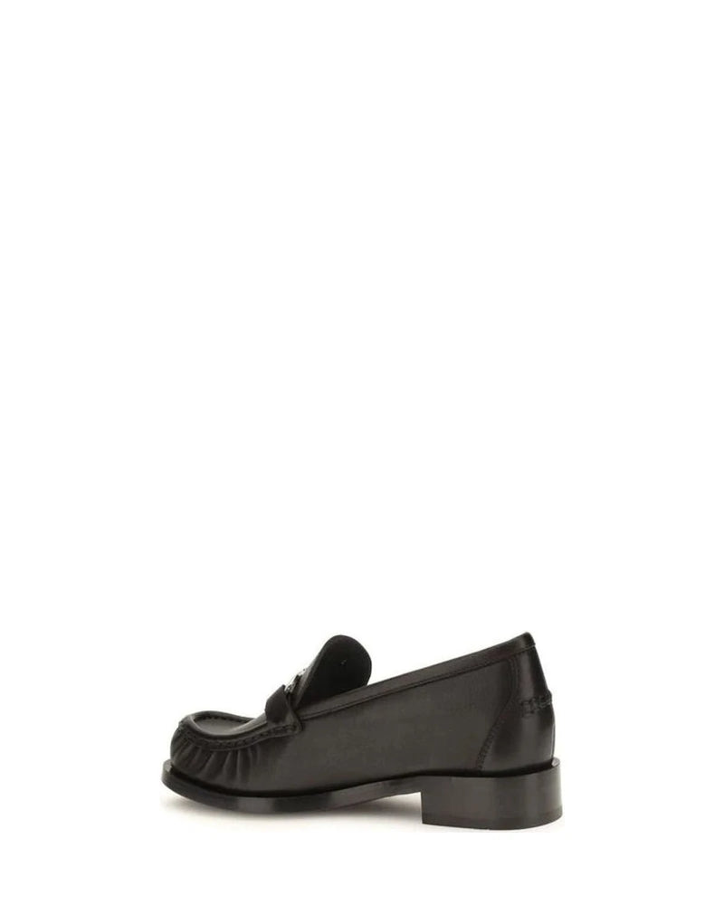 Ferragamo Black Loafers 