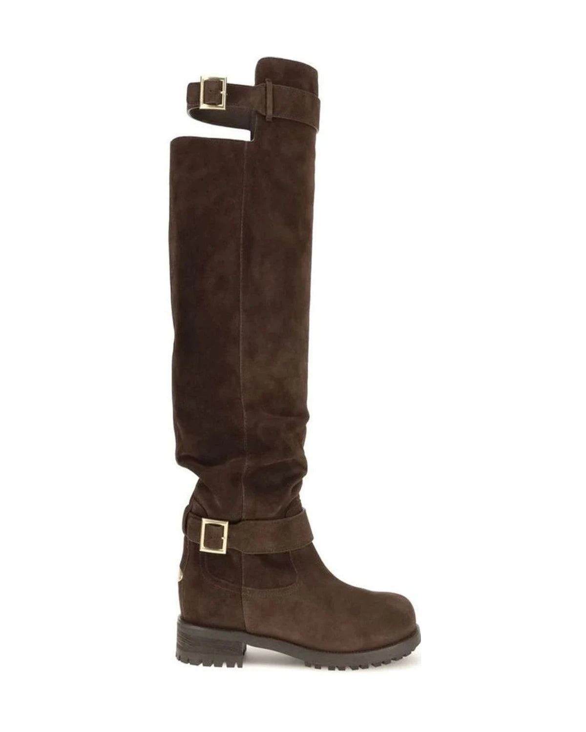 Jimmy Choo Brown Knee High Boots 