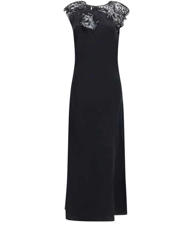 Ferragamo Dresse in black, Silk