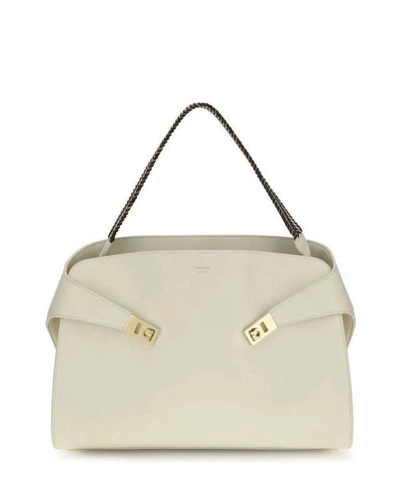 Ferragamo Beige Shoulder Bag 