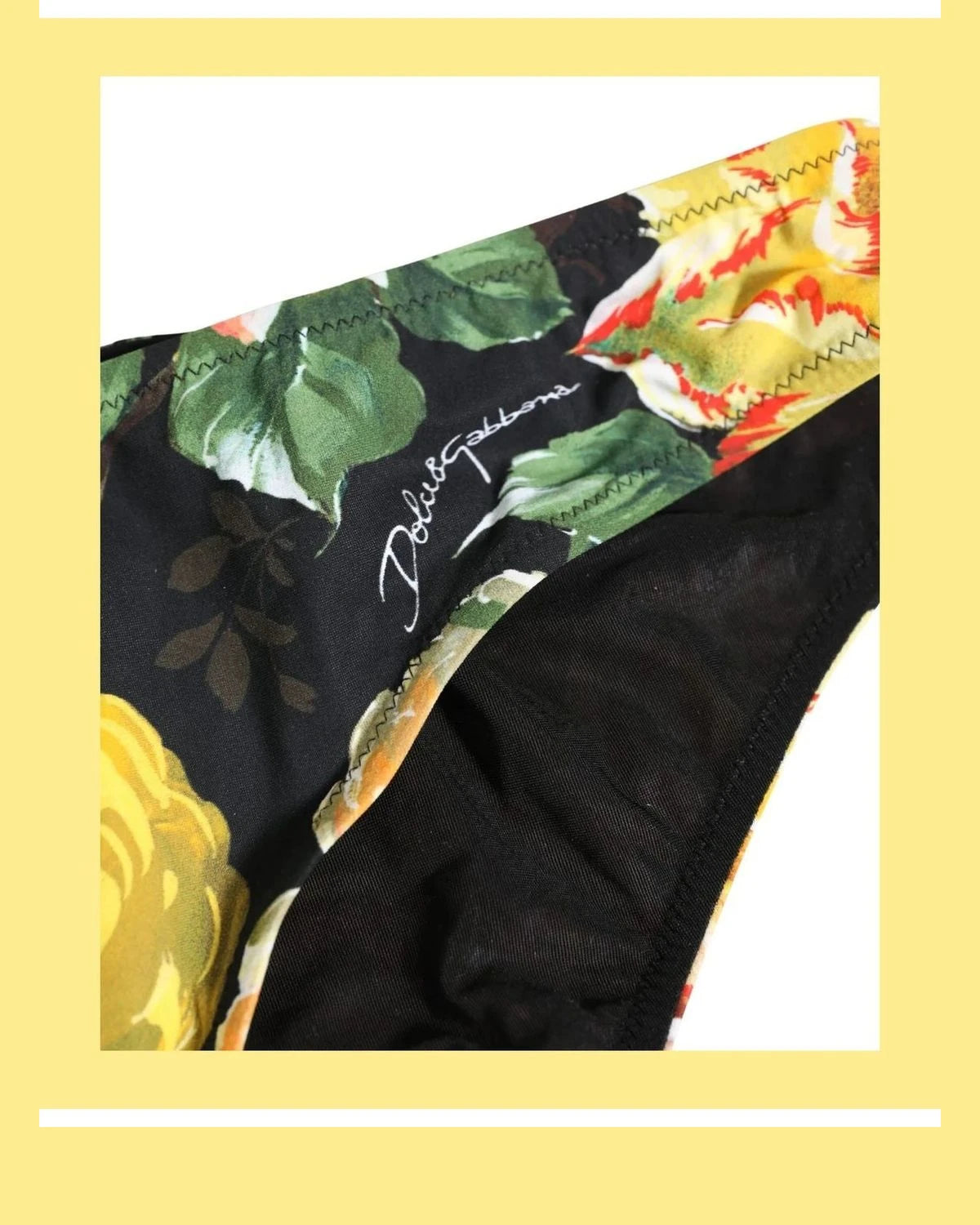 Dolce & Gabbana Classic Bikini in black, Elastane — view 3