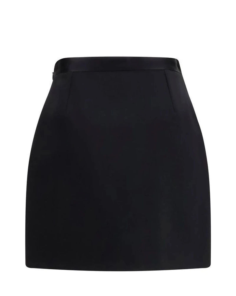 Versace Skirt in black, Fleece Wool — view 2