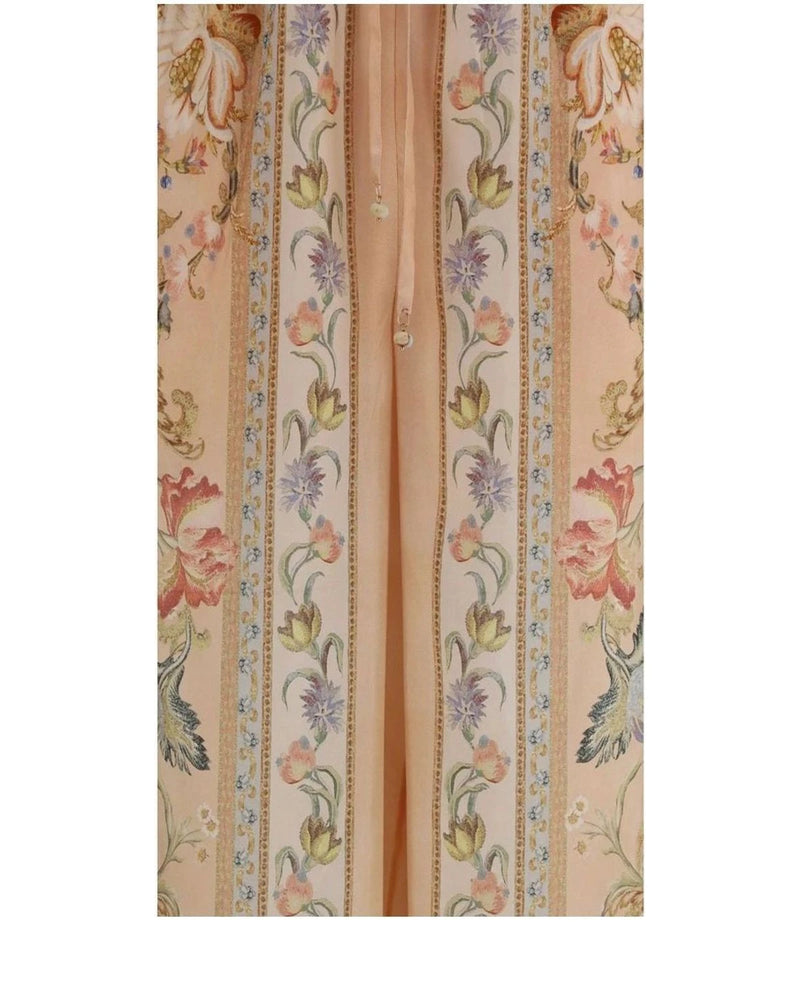 Zimmermann Palazzo Pant in orange, Silk — view 3