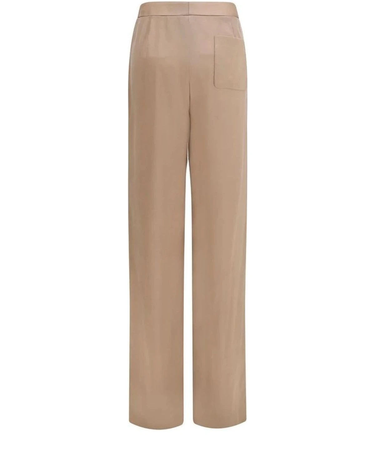 Tom Ford Palazzo Pant in beige, Silk — view 2