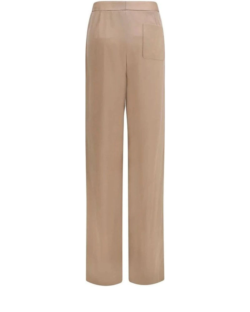Tom Ford Palazzo Pant in beige, Silk — view 2