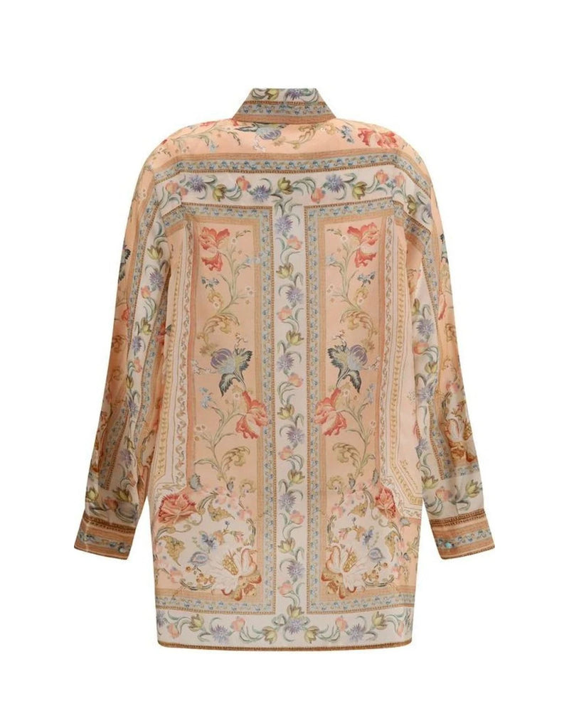 Zimmermann Dress Shirt in beige, Silk — view 2
