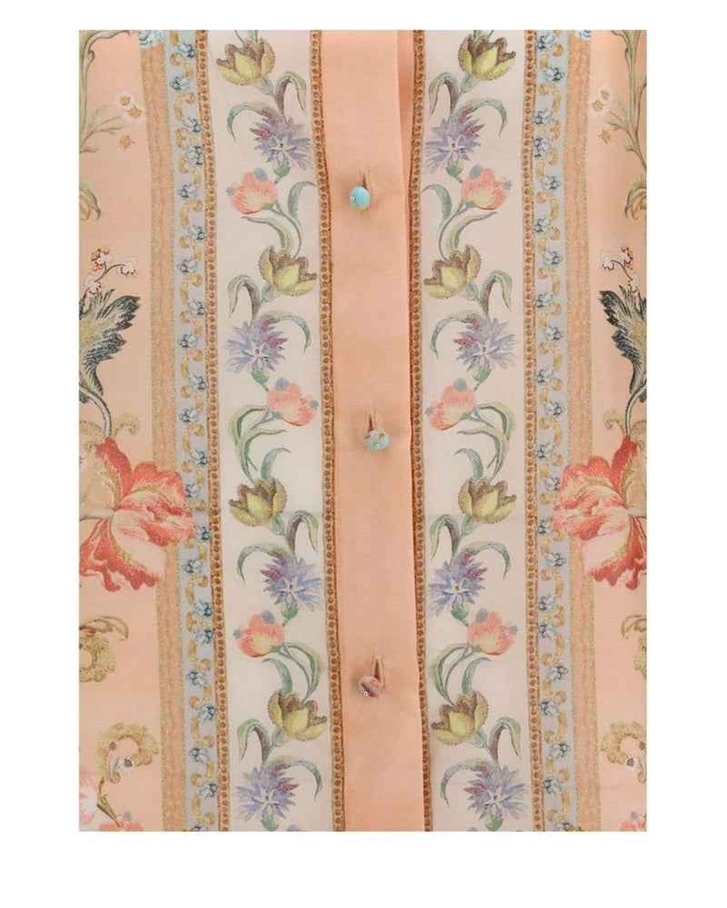 Zimmermann Dress Shirt in beige, Silk — view 3