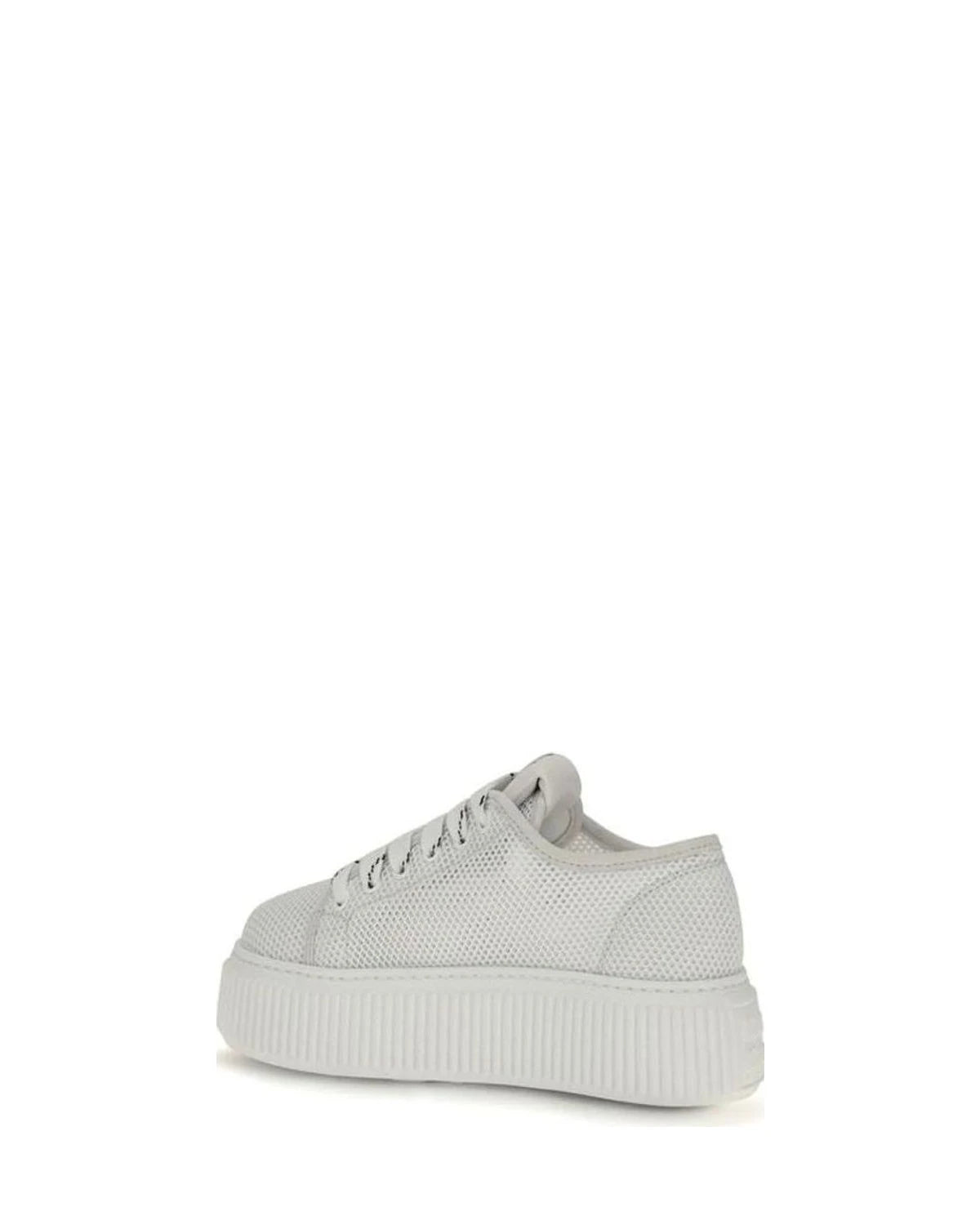 Miu Miu White Platform Sneakers 