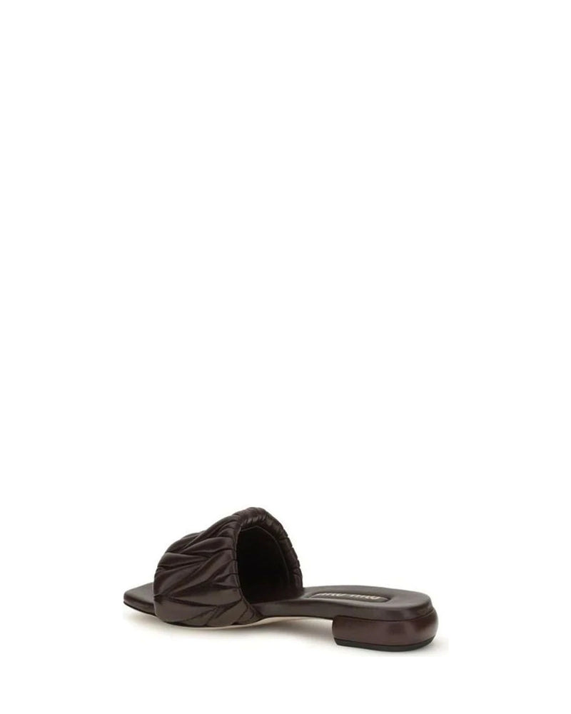 Miu Miu Brown Sandals 