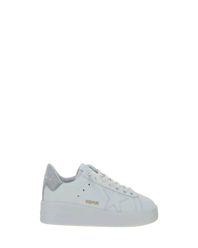 Golden Goose White Platform Sneakers 