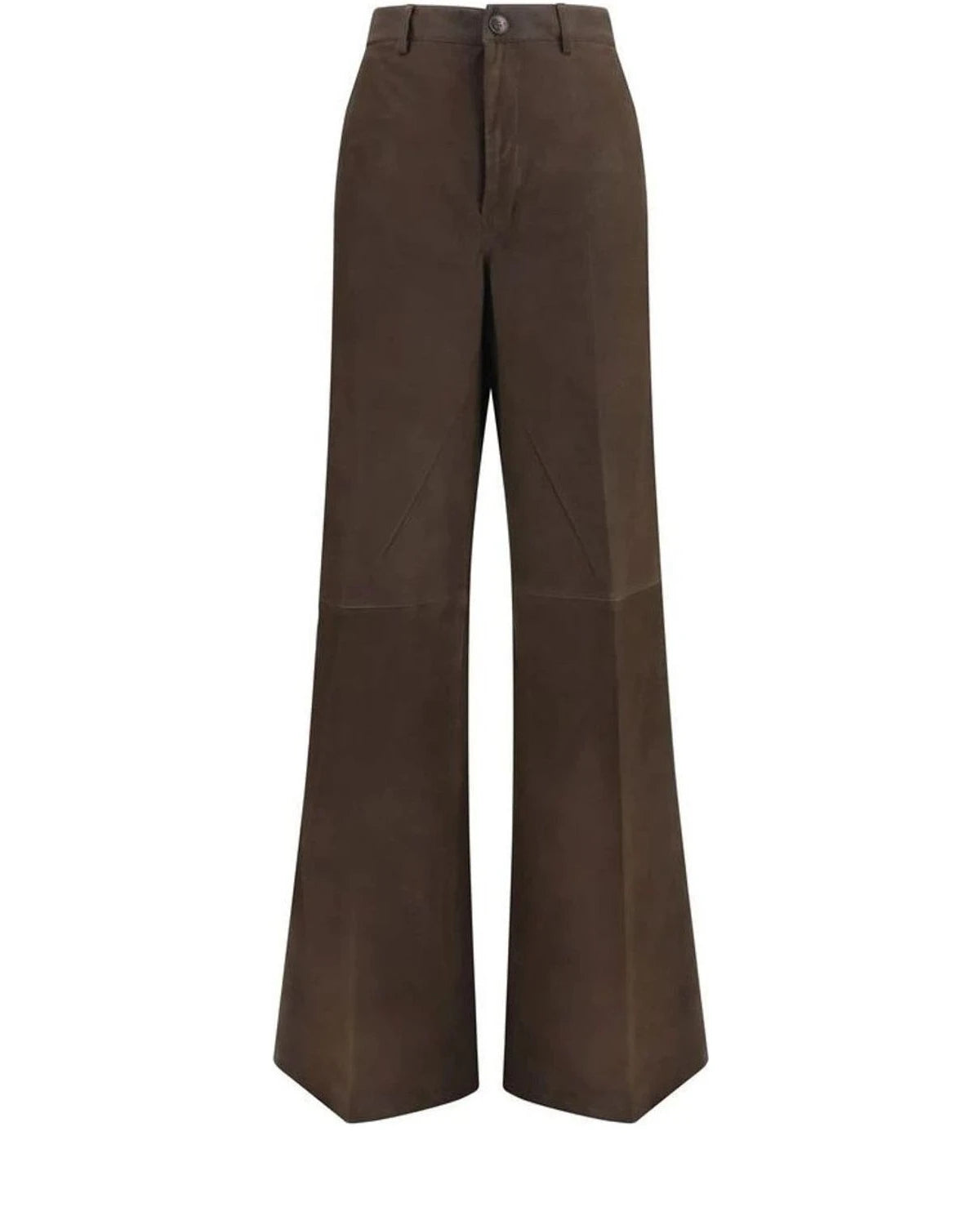 Rick Owens Palazzo Pant in brown, Calf Leather