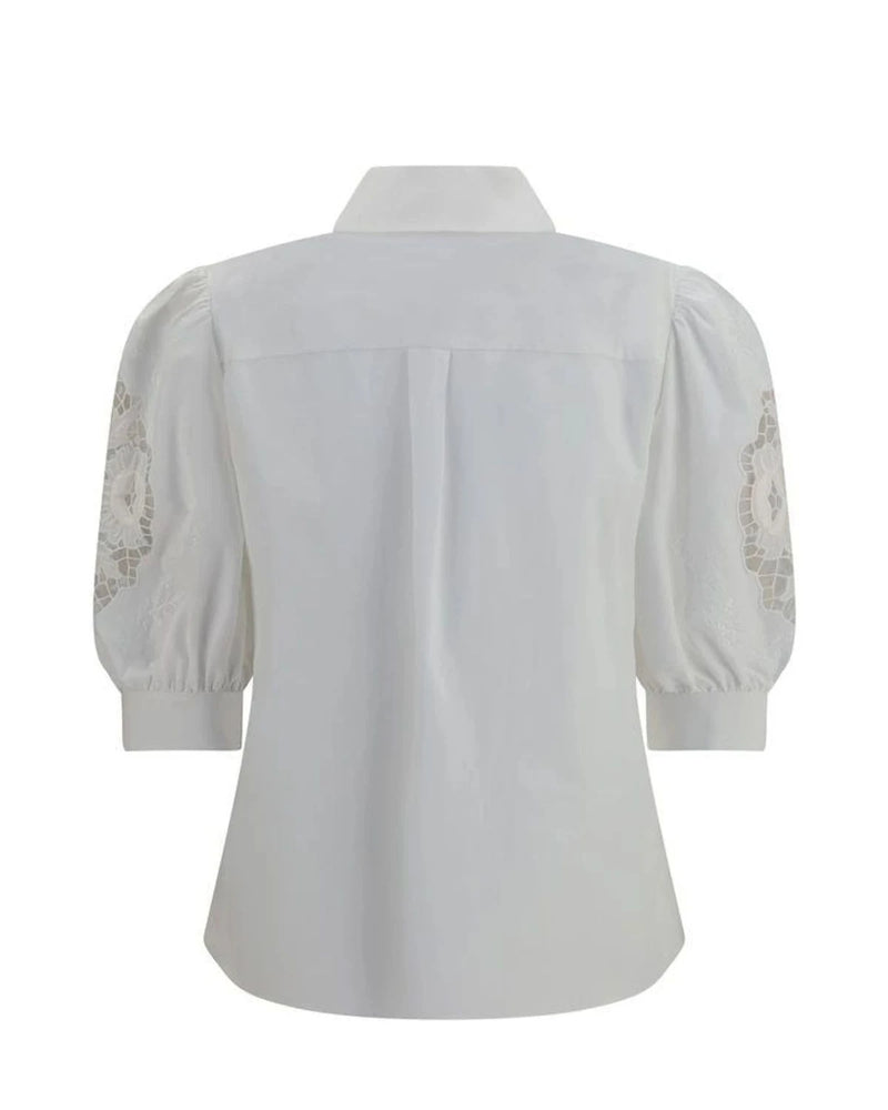 Valentino Garavani Blouse in white, Cotton — view 2