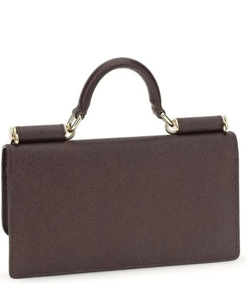 Dolce & Gabbana Brown Satchel Bag 