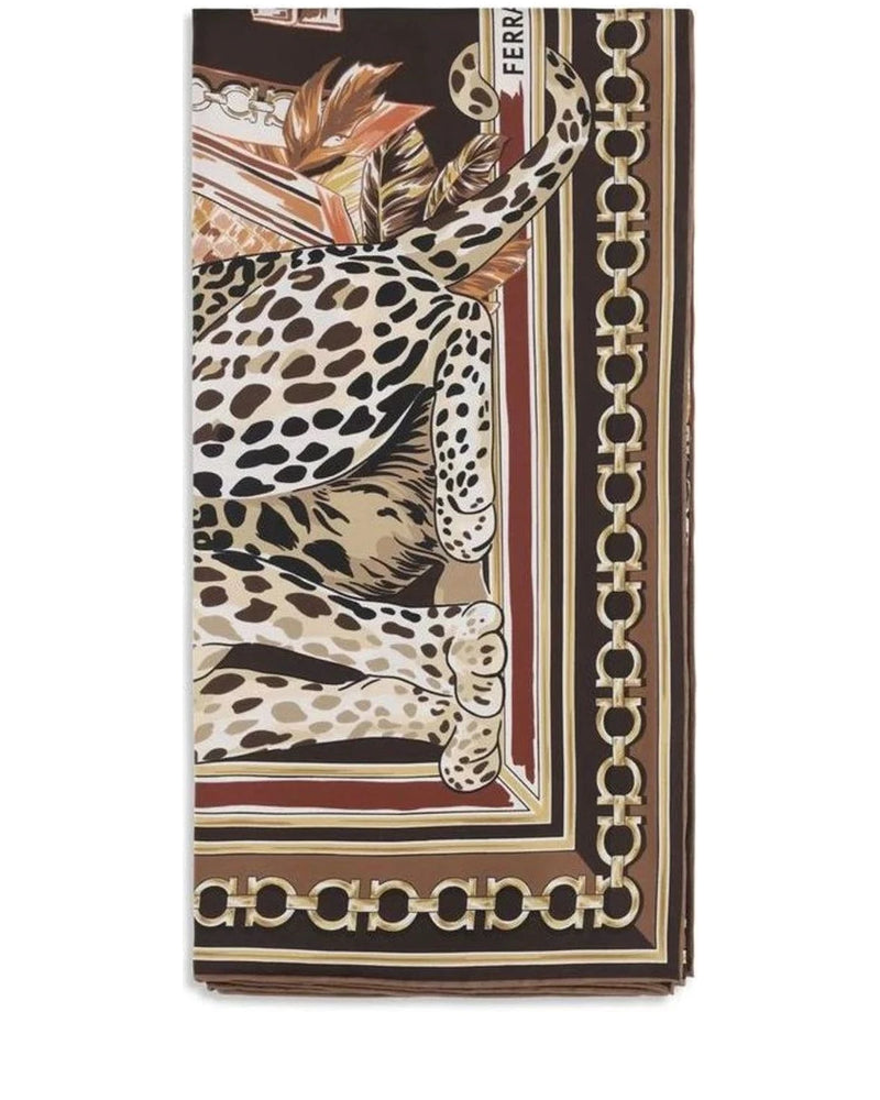 Ferragamo Scarves & Shawl in beige, Silk