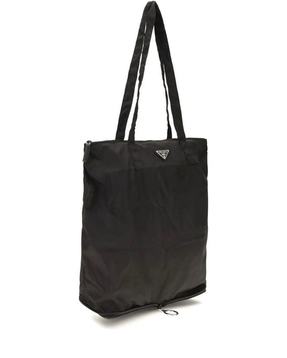 Prada Keychain Black Tote Bag 