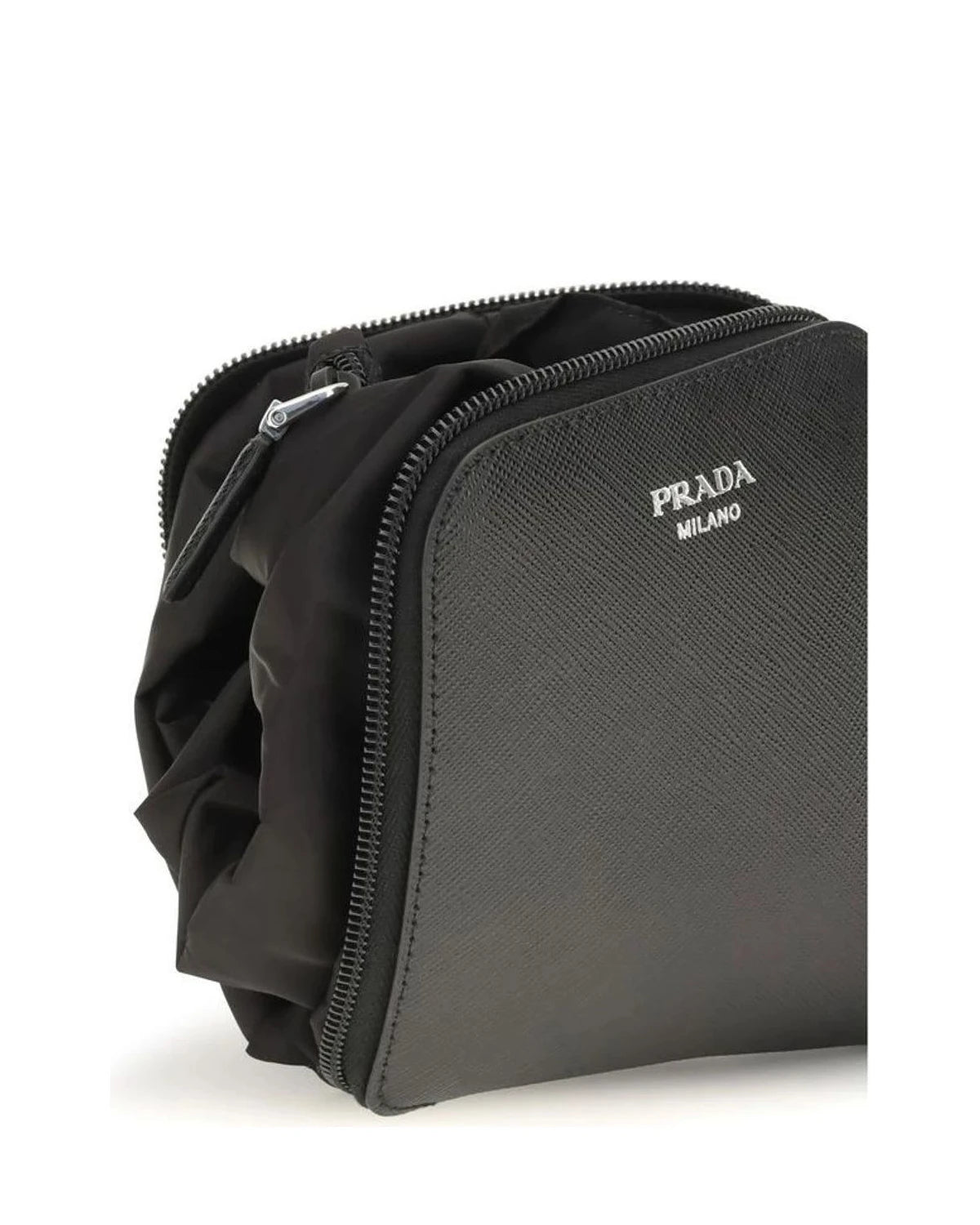 Prada Keychain Black Tote Bag 