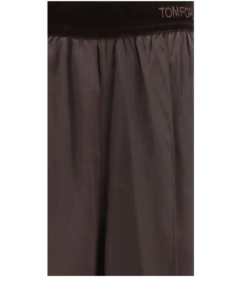 Tom Ford Trouser in brown, Silk — view 3