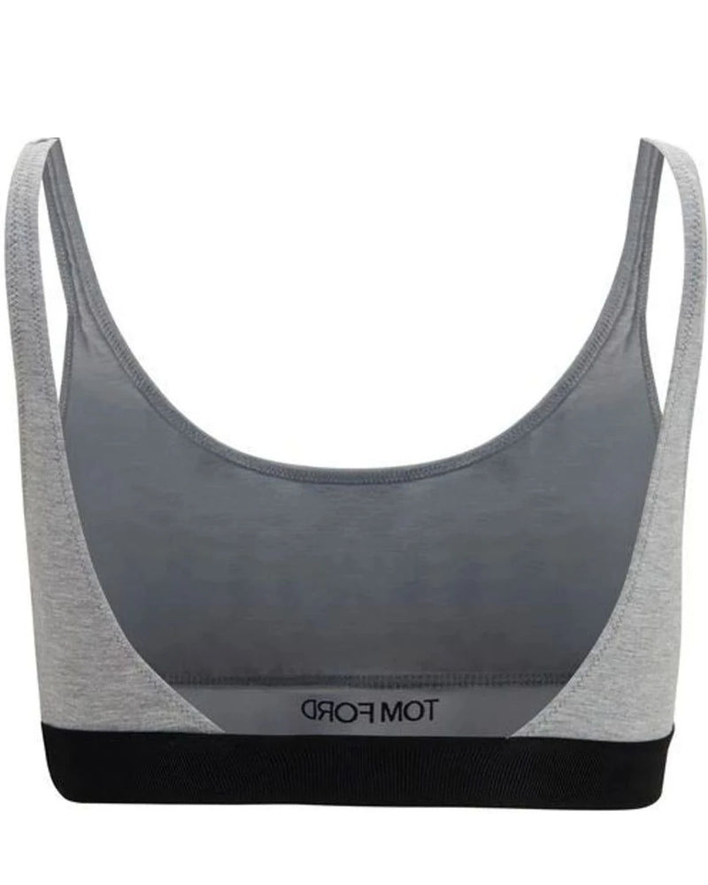 Tom Ford Sports Bra in gray, Modal — view 2