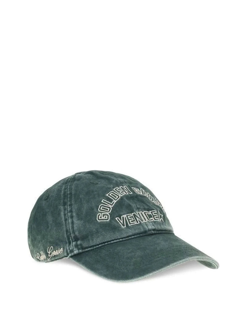 Golden Goose Baseball Cap in green, Cotton — view 2