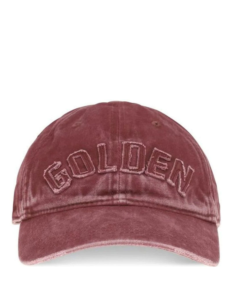 Golden Goose Baseball Cap in red, Cotton