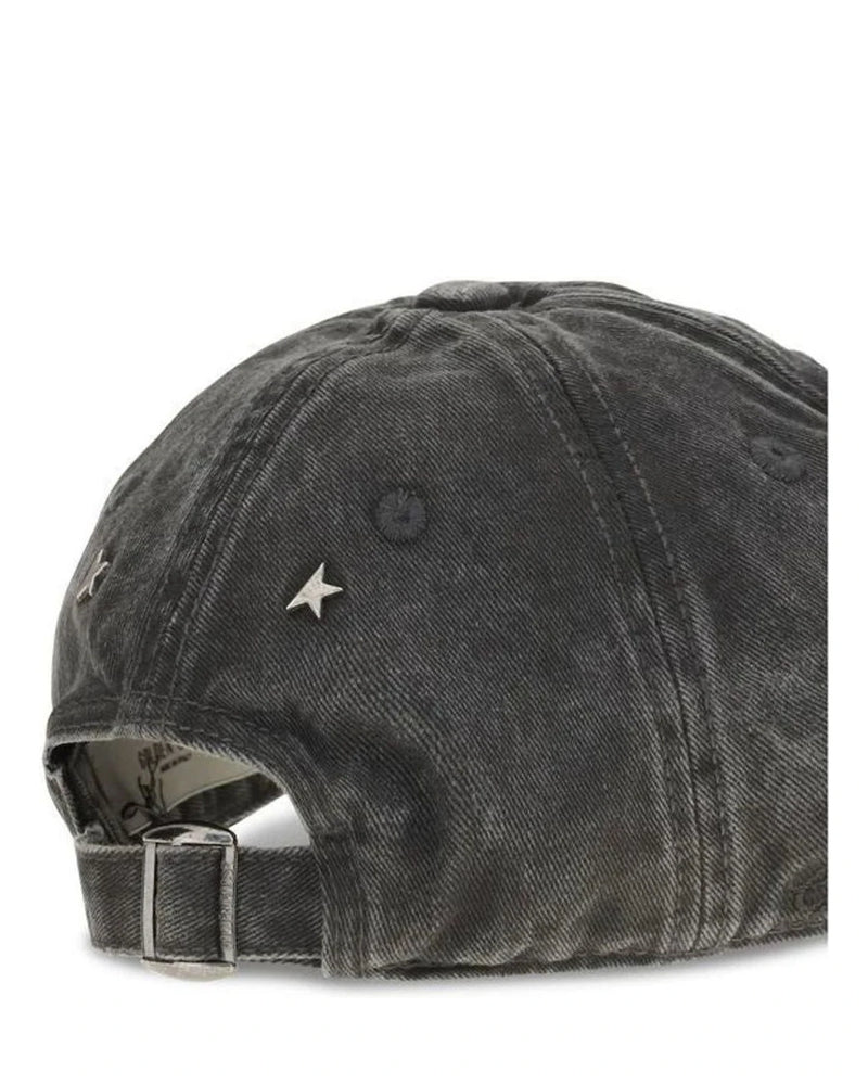 Golden Goose Baseball Cap in gray, Cotton — view 3
