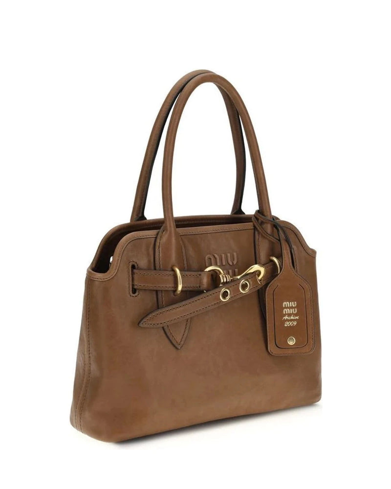 Miu Miu Brown Satchel Bag 