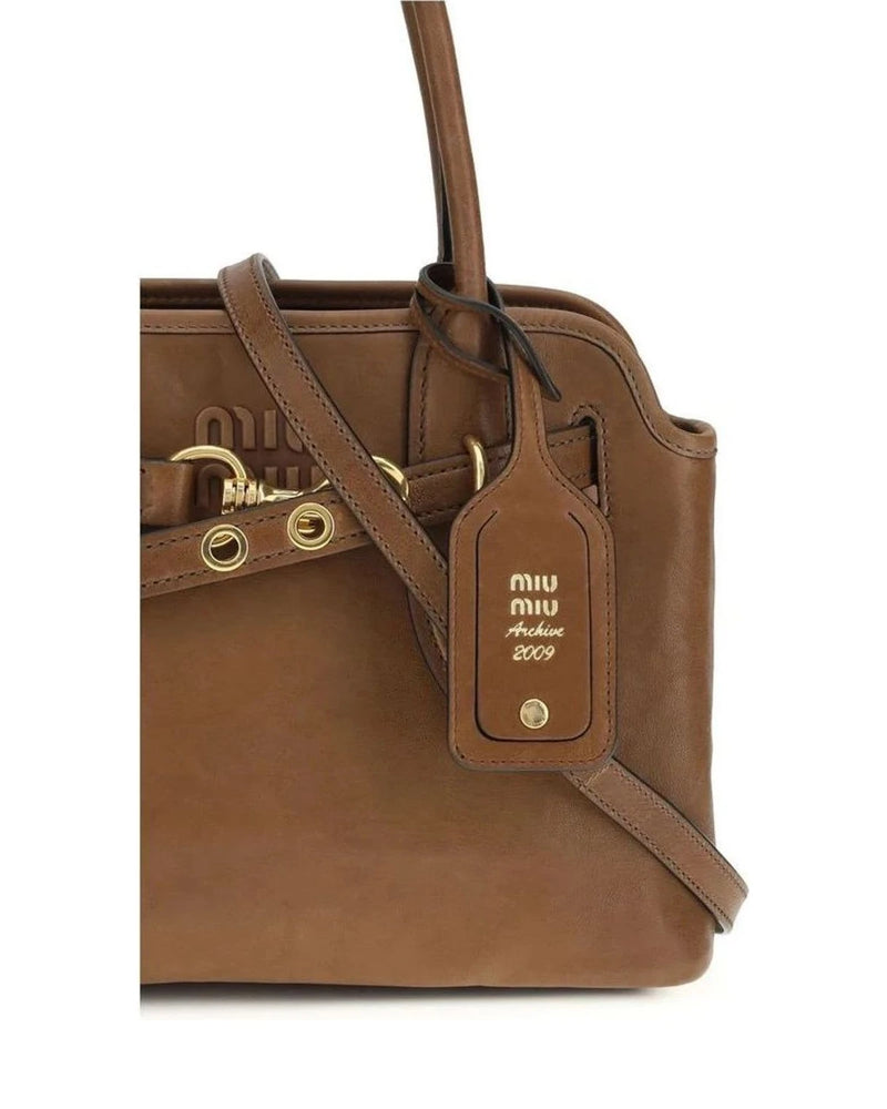 Miu Miu Brown Satchel Bag 