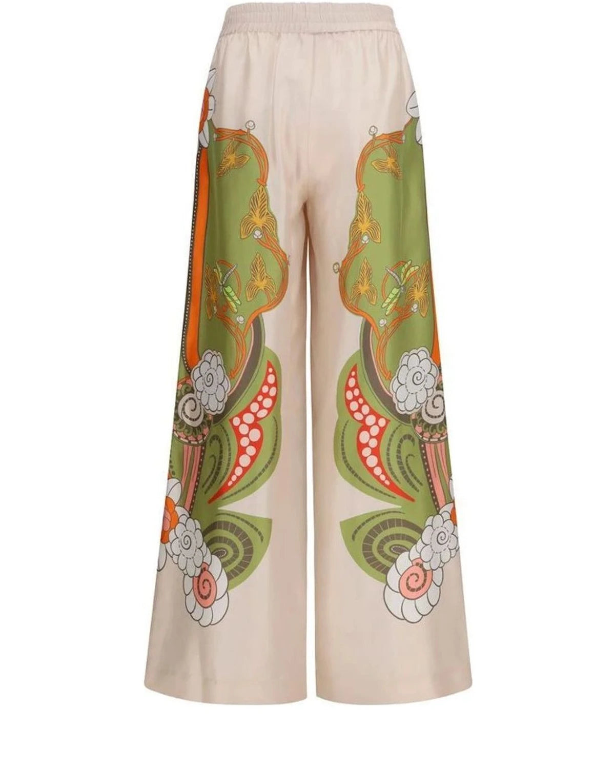 La Double J Palazzo Pant in multicolor, Silk — view 2