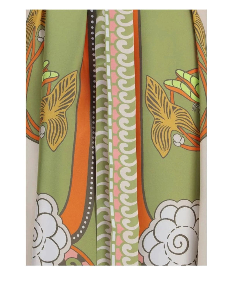 La Double J Dresse in orange, Silk — view 3